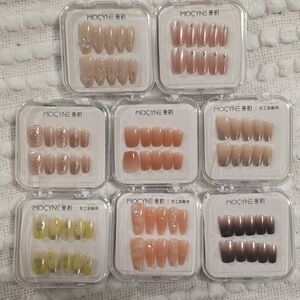 MOYONE False Nail Sets (8 Boxes) GLUE NOT INCLUDED.